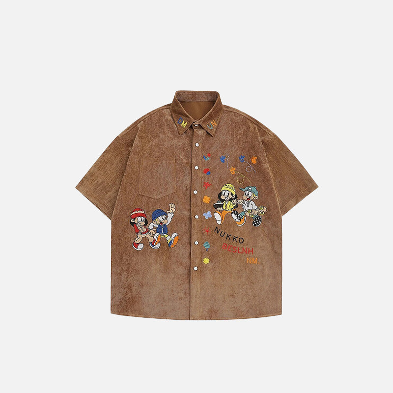 Chemise ample délavée et surdimensionnée