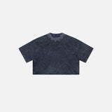 Women's Retro Washed Distressed T-shirt