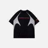 Abstract Flow Raglan T-shirt