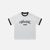 Oversize-T-Shirt mit lockerem Buchstabenprint