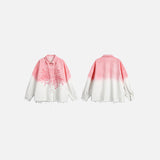 Elegantes, locker sitzendes, besticktes Hemd