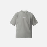 Lässiges T-Shirt mit Rundhalsausschnitt und Ziernähten