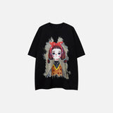 Y2K Whimsical Doll T-shirt