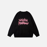 Oversized Glitter Round Neck Sweater