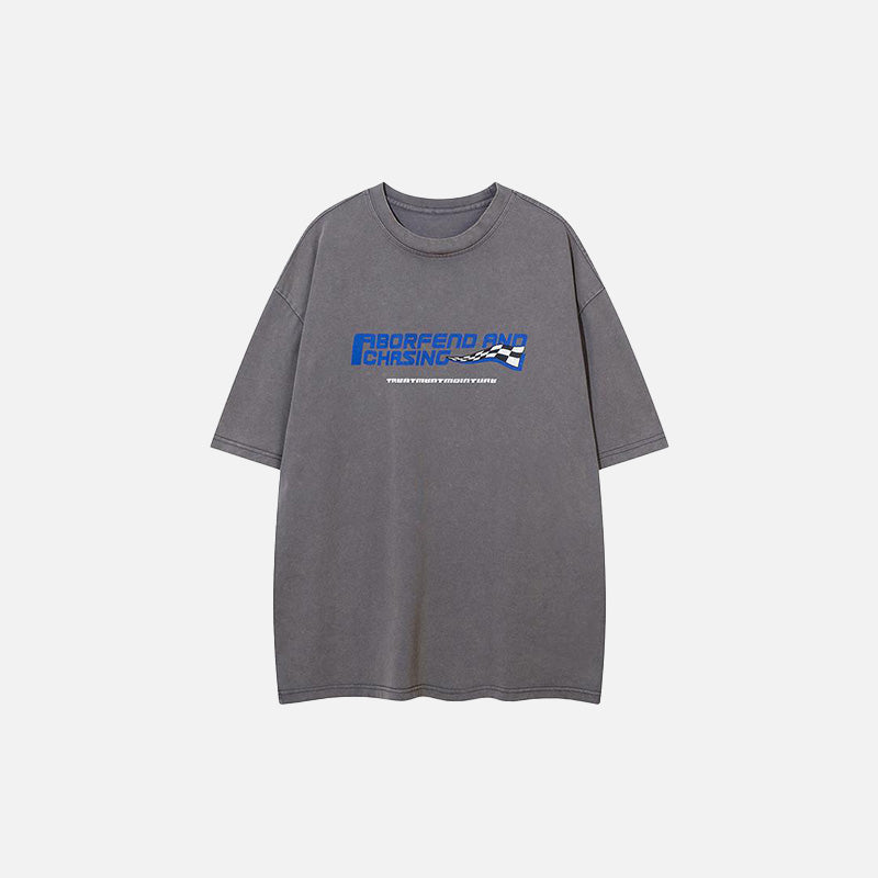 Renn-T-Shirt in Kontrastfarbe