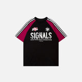 Sport-T-Shirt mit kontrastierenden Farbsignalen