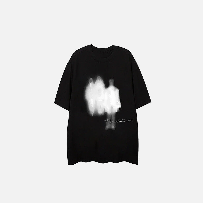 蓄光シャドウプリントTシャツ