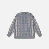 Vintage Stripes Loose Sweater
