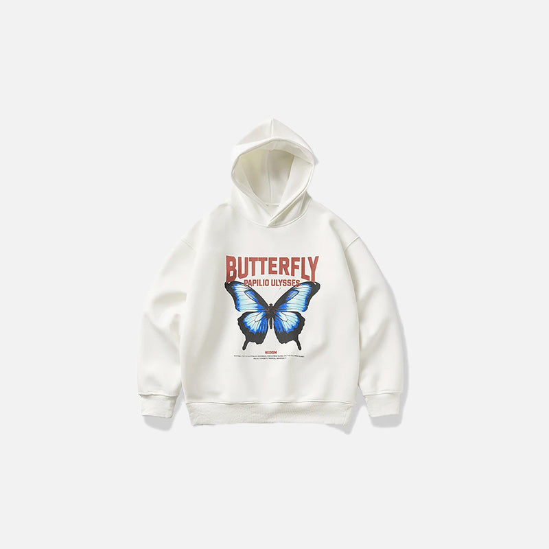 Butterfly Print Hoodie