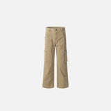 Utility Straight-Leg Cargo Pants