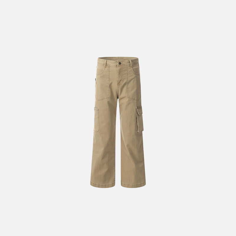 Pantalon cargo utilitaire à jambes droites