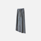Women's Washed Loose Slit Long Skirt