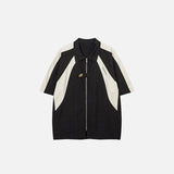 Chemise oversize bicolore