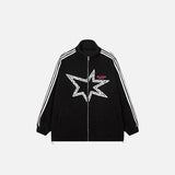 Striped Fleece Stars Jacket