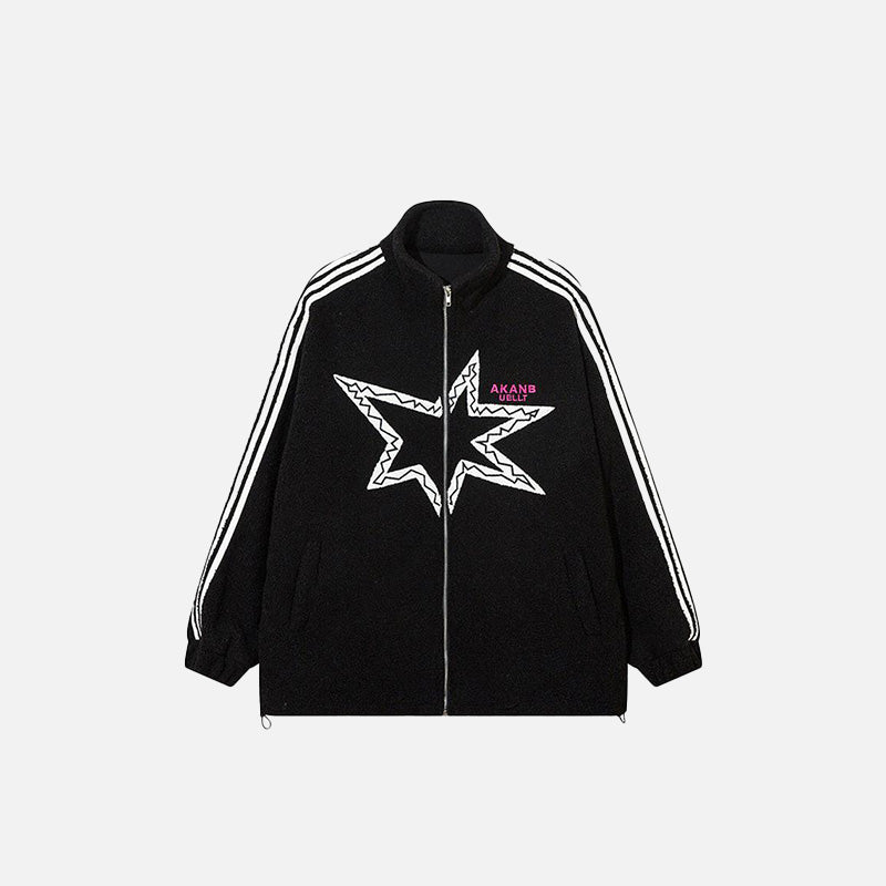 Striped Fleece Stars Jacket