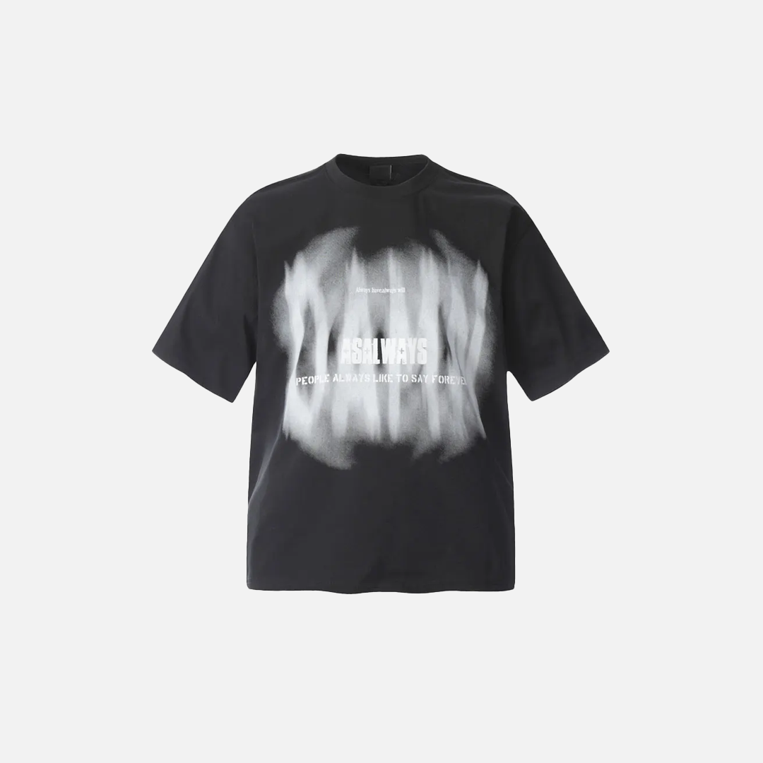 Streetwear Oversized Graphic Printed Gothic T-Shirt