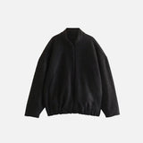 Oversized Fleece Bomberjacke