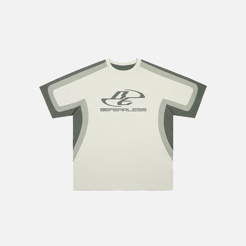 Sports Fusion Color Contrast T-Shirt