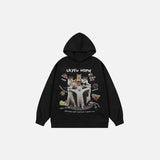 Playful Cats Graphic Hoodie