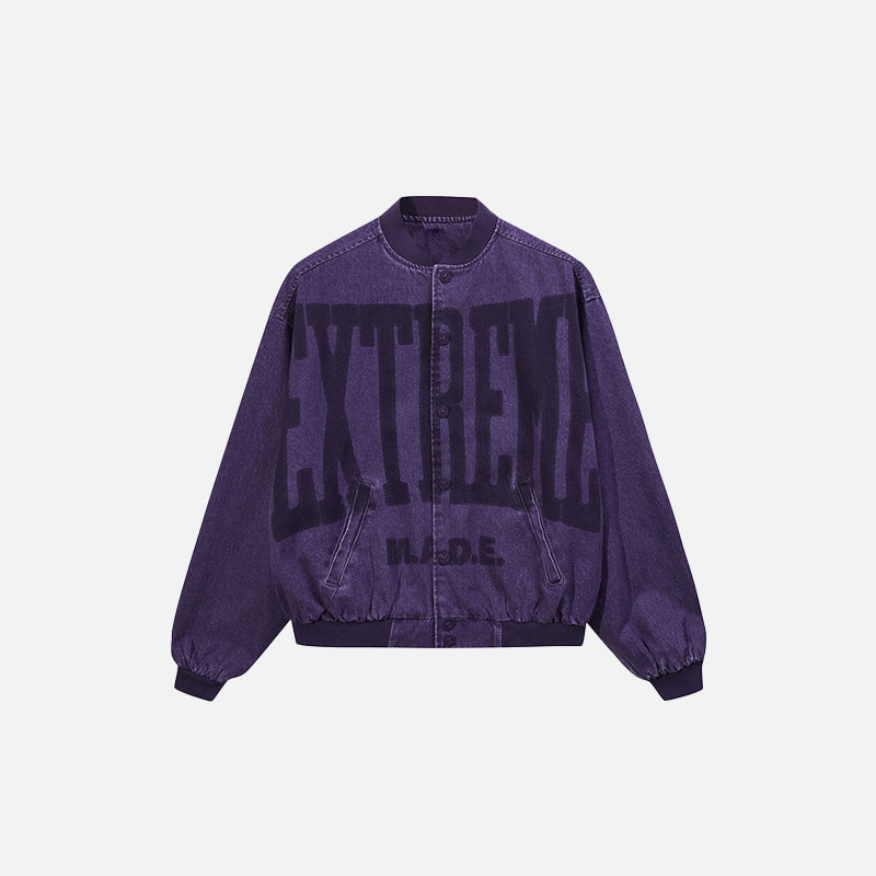 Y2k Washed Denim Jacket