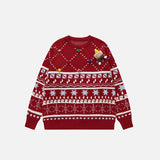 Pull de Noël tricoté