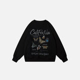 California Butterfly Garden Sweatshirt