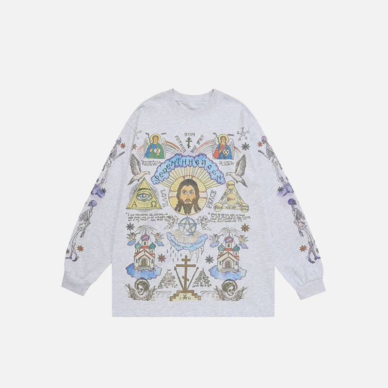 ゴッズグラフィック長袖Tシャツ