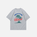 Sommerliches, lockeres Kurzarm-T-Shirt