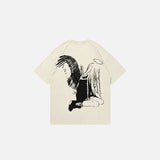 Y2K Fallen And Divine Contrast T-shirt