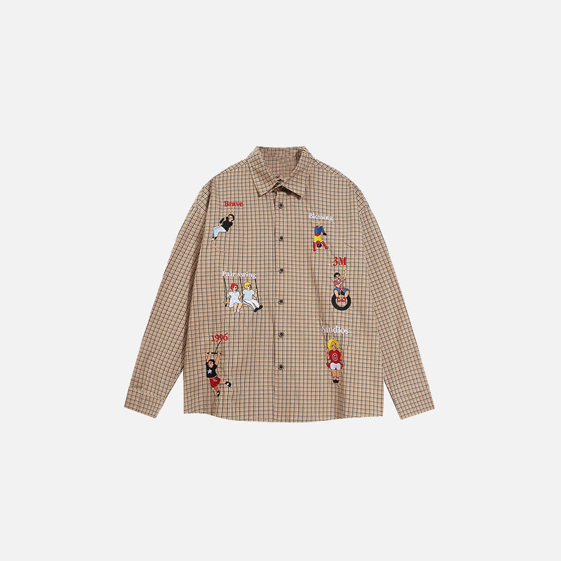 Characters Checkered Shirt