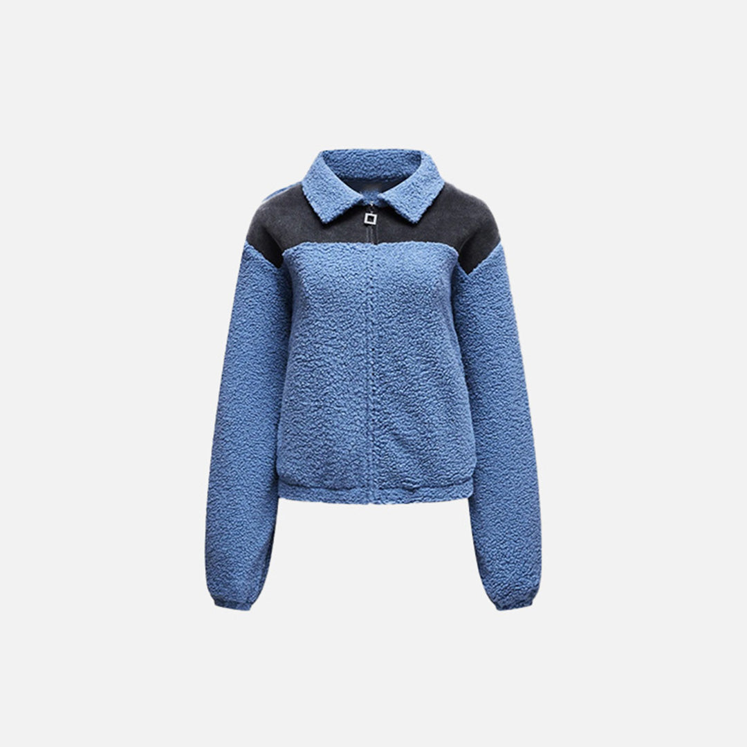 Kuschelige Damen-Plüschjacke