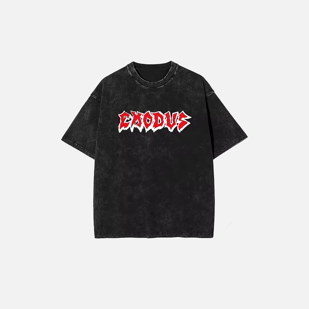 Thrash Metal Style Exodus Band T-Shirt
