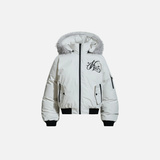 Insulated Fur Hooded Windbreaker Jacket