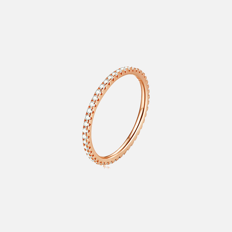 Simulated Diamond 925 Sterling Silver Ring