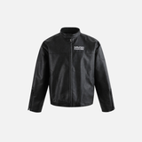 Streetwear Minimalist Vibe Motorcycle Leather Jacket