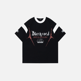 Y2K Chic Oversized Letter Print Short Sleeve T-Shirt