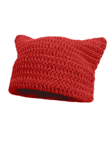 Cute Cat Ears Striped Beanie