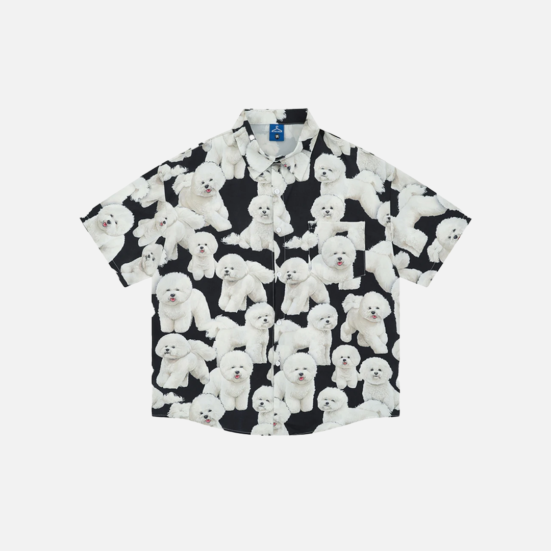 Graphic Summer Casual Loose Short Sleeve Shirt