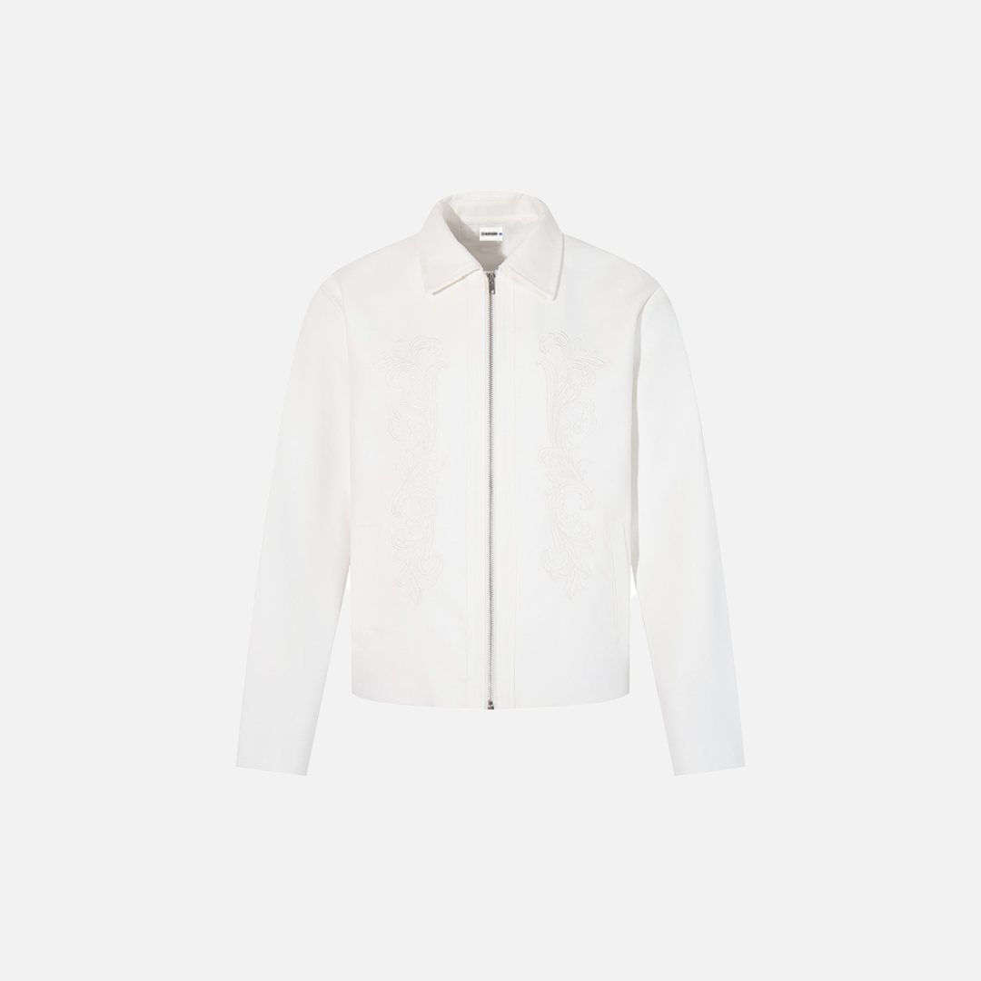 Veste tendance et élégante à col pilote unie