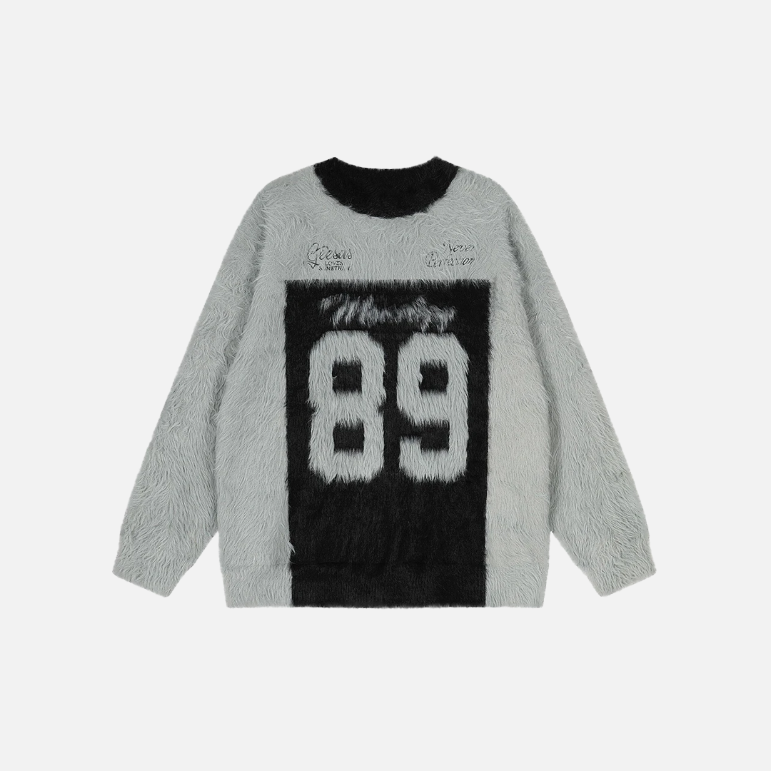 Pull décontracté oversize de haute qualité style années 2000