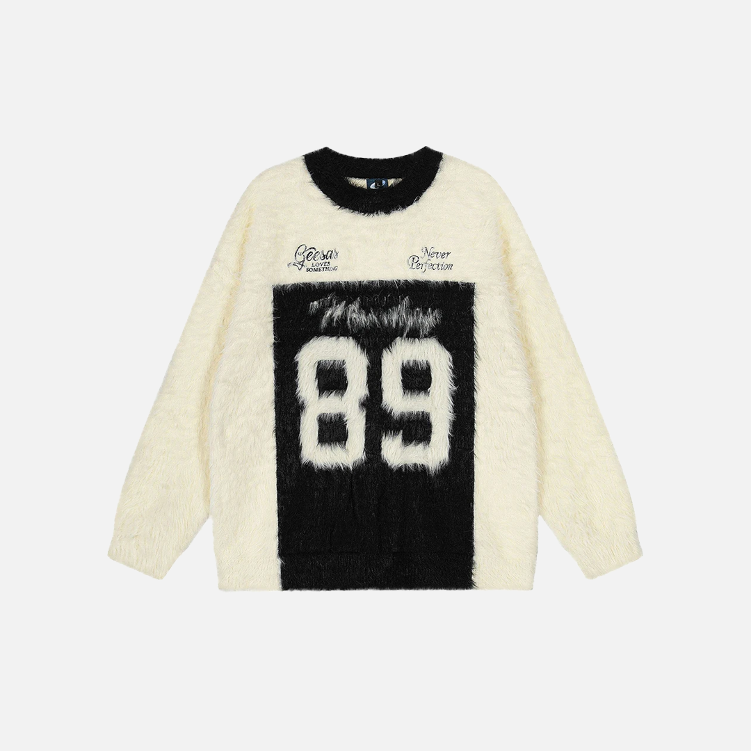 Pull décontracté oversize de haute qualité style années 2000