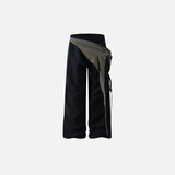 Y2K Men Hip Hop Elastic Patchwork Cargo Pants