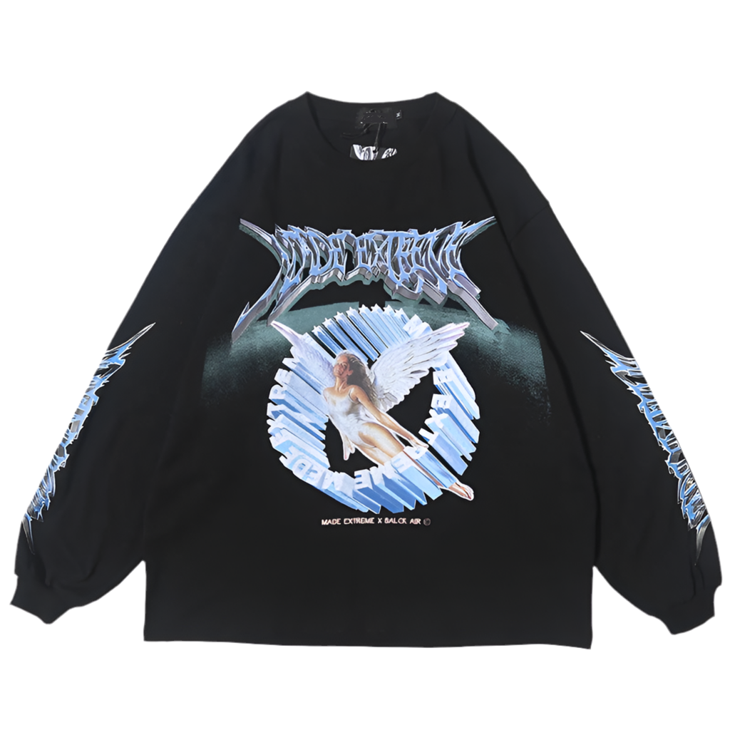 Harajuku Angel Long Sleeve Sweatshirt