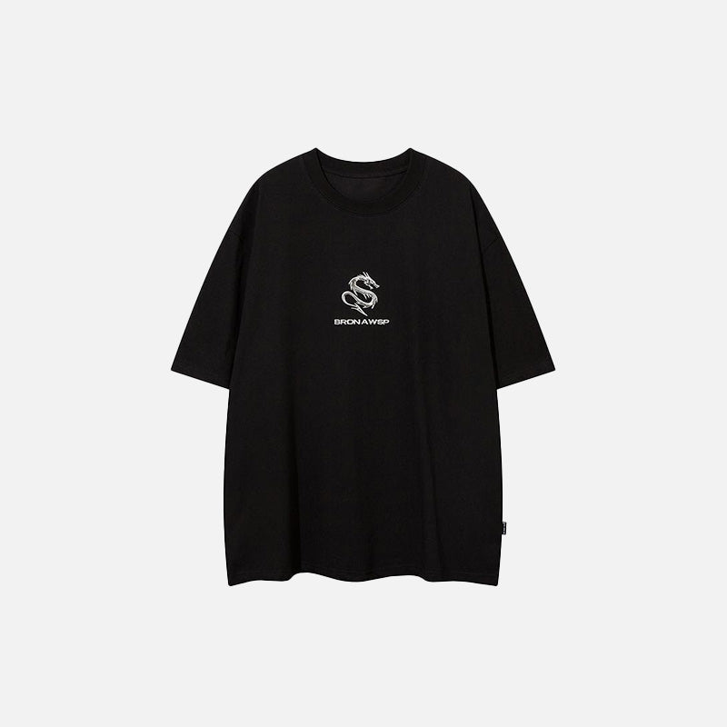 T-Shirt mit Drachenaufdruck