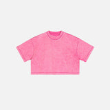 Cropped Washed Women's T-shirt