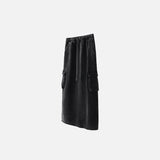 Women's Retro Loose Slit Pockets Skirt