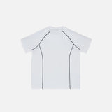 Locker geschnittenes Patchwork-Oversize-T-Shirt