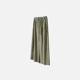 Women's Washed Loose Slit Long Skirt