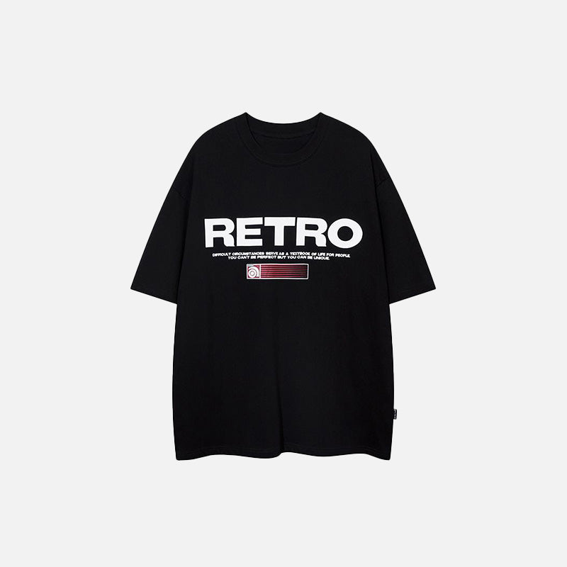 Y2k Loose Retro Printed T-shir