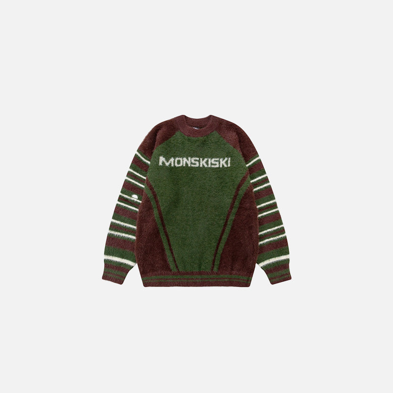 Monskiski Retro Stripe Sweater